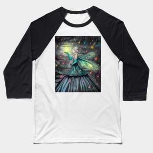 Star Showers Fairy Fantasy Artwork by Molly Harrison Baseball T-Shirt